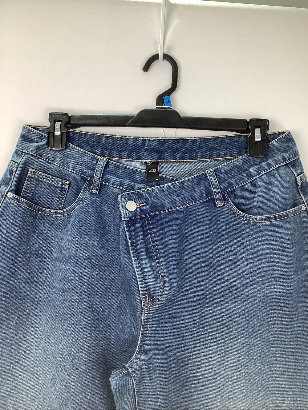 Cider‎ Women's Cropped Denim Culotte Wide Leg Jeans size XL